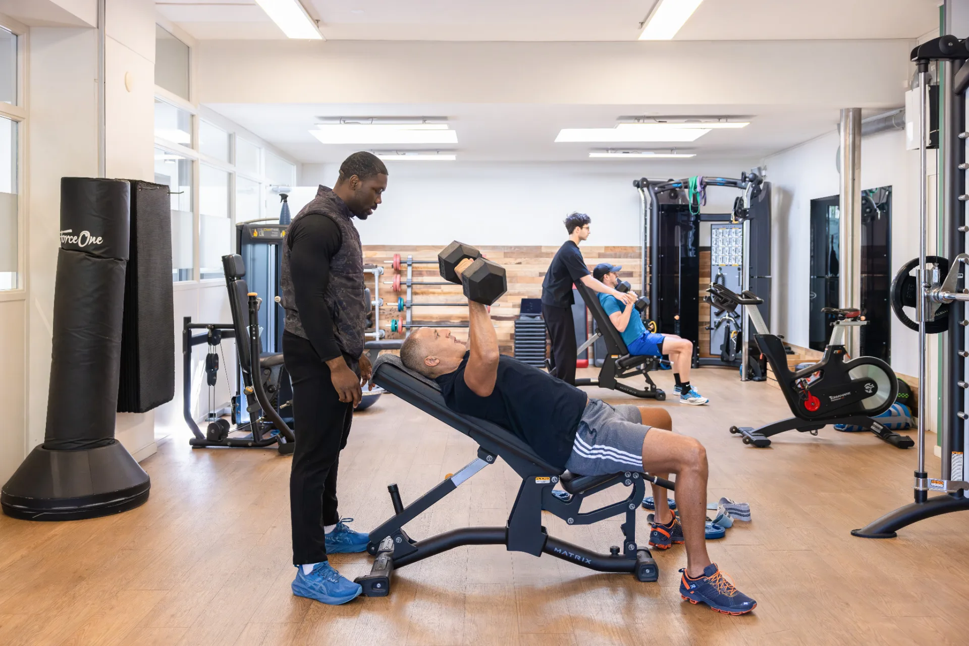 Sociaal moment binnen de Senior Fit-groep